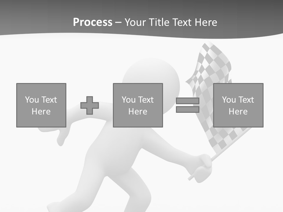 Checker Bike Last PowerPoint Template
