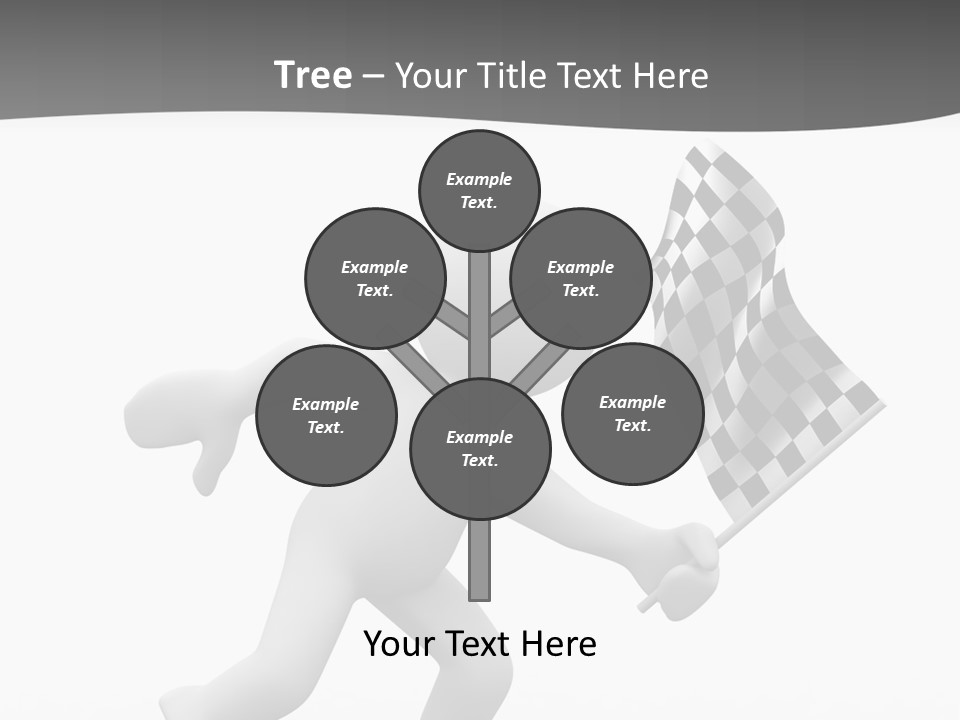 Checker Bike Last PowerPoint Template