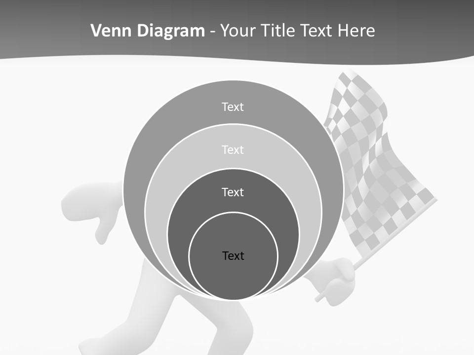 Checker Bike Last PowerPoint Template