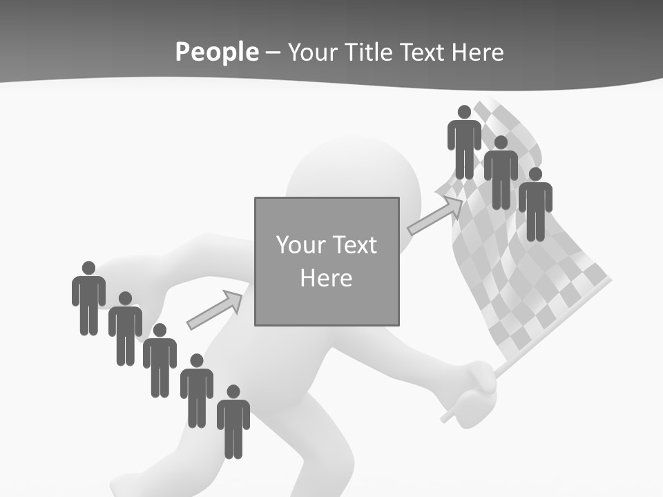 Checker Bike Last PowerPoint Template