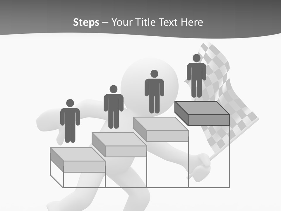 Checker Bike Last PowerPoint Template