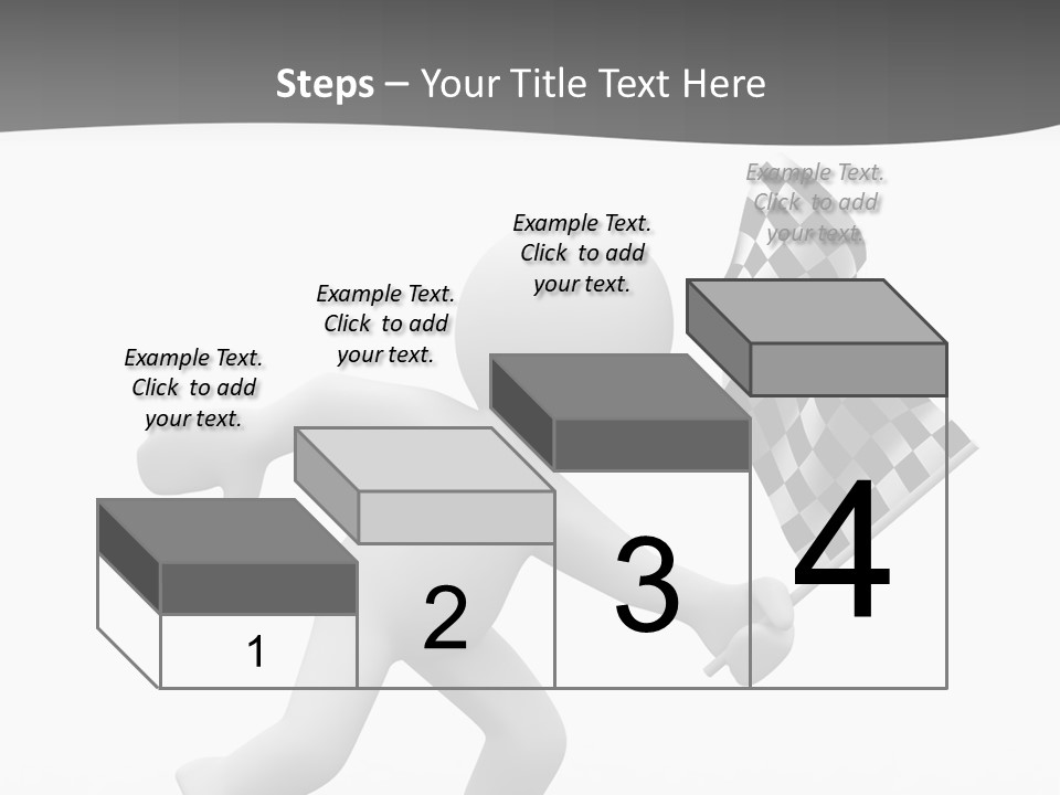 Checker Bike Last PowerPoint Template