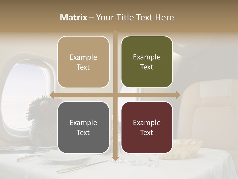 Blue Jet Aviation PowerPoint Template