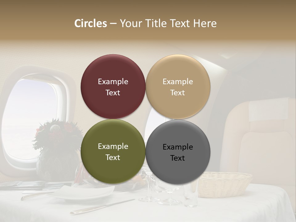 Blue Jet Aviation PowerPoint Template