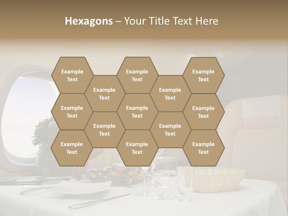 Blue Jet Aviation PowerPoint Template