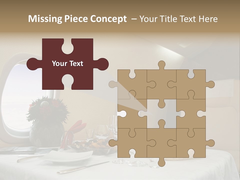 Blue Jet Aviation PowerPoint Template