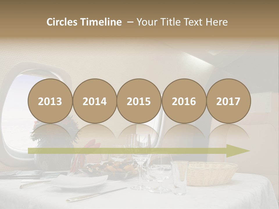 Blue Jet Aviation PowerPoint Template