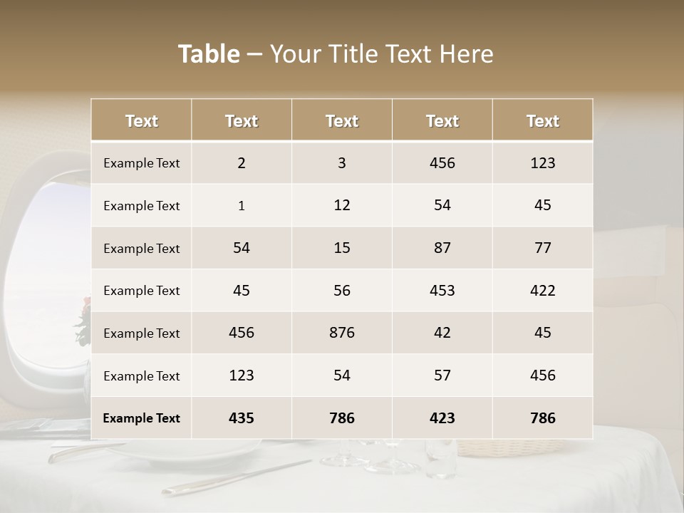 Blue Jet Aviation PowerPoint Template