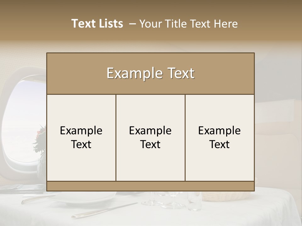 Blue Jet Aviation PowerPoint Template