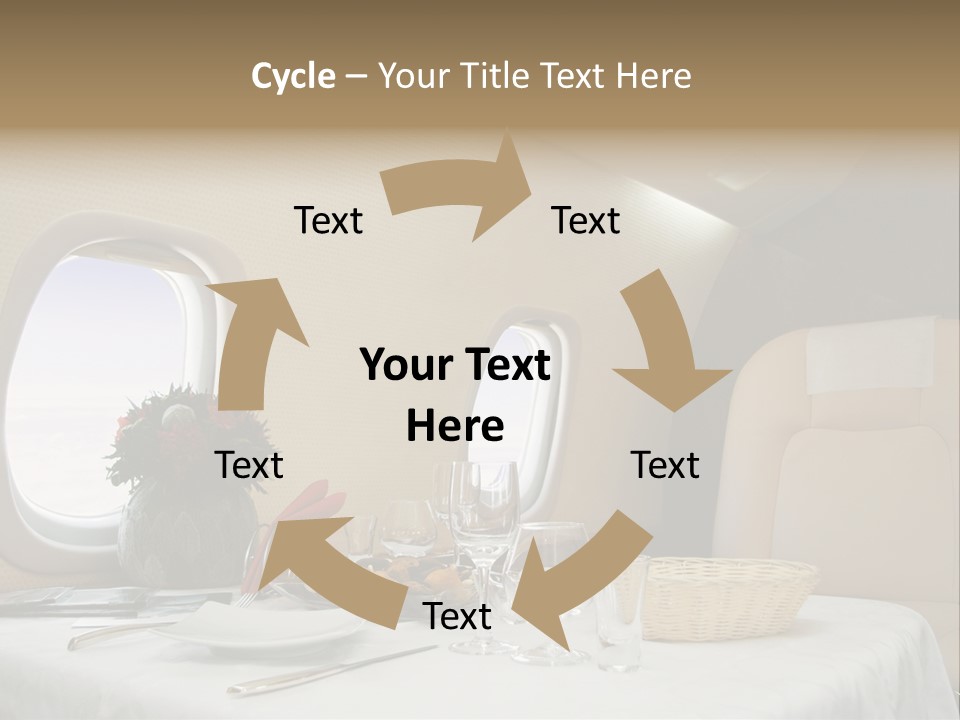 Blue Jet Aviation PowerPoint Template
