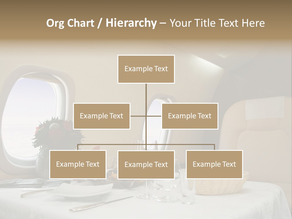 Blue Jet Aviation PowerPoint Template