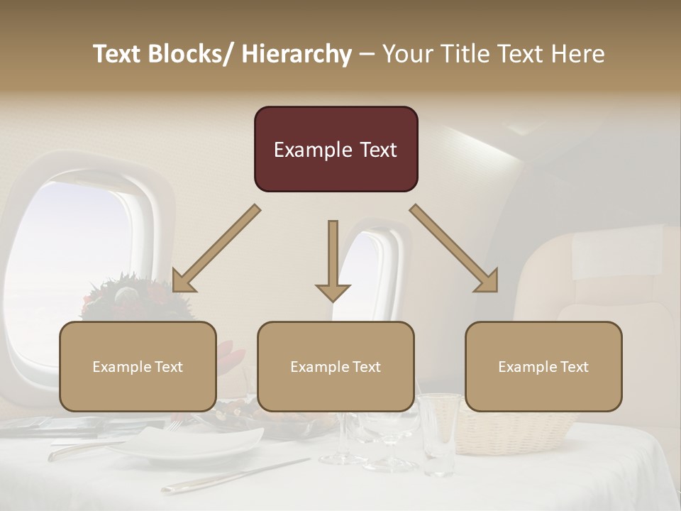 Blue Jet Aviation PowerPoint Template