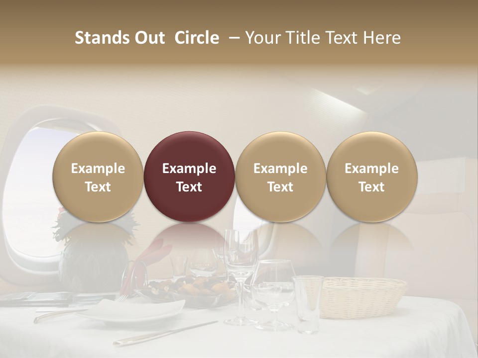 Blue Jet Aviation PowerPoint Template