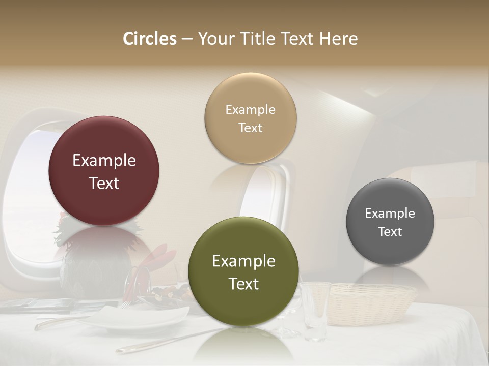 Blue Jet Aviation PowerPoint Template