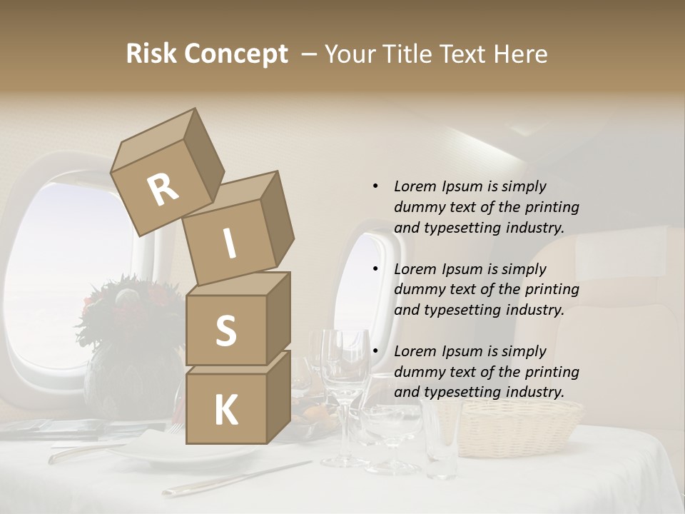 Blue Jet Aviation PowerPoint Template