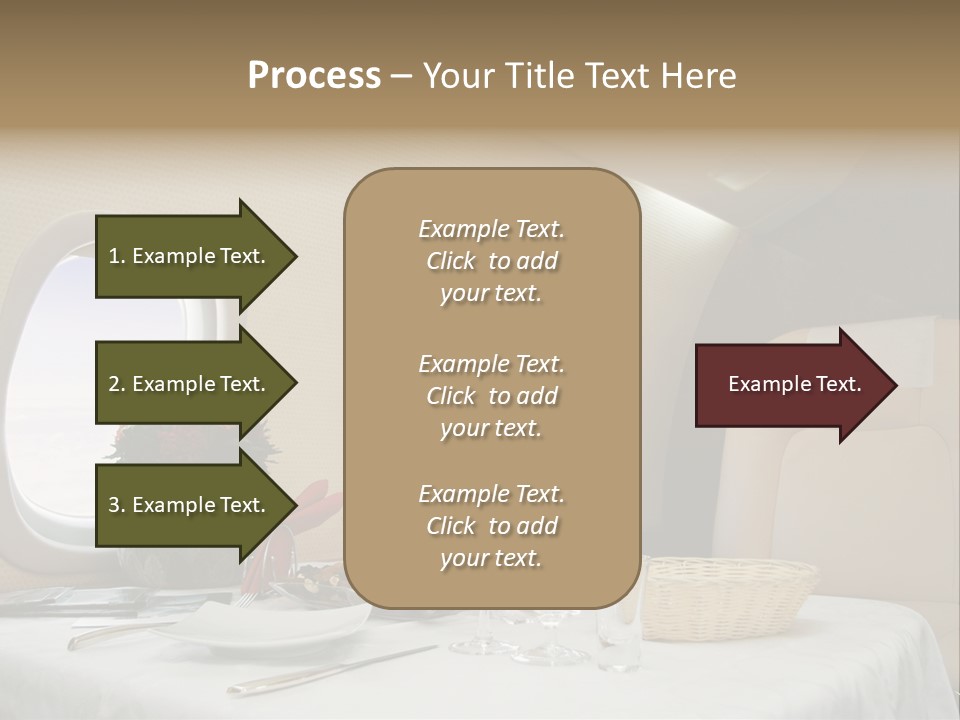 Blue Jet Aviation PowerPoint Template