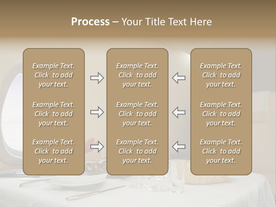 Blue Jet Aviation PowerPoint Template