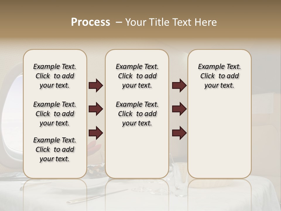 Blue Jet Aviation PowerPoint Template