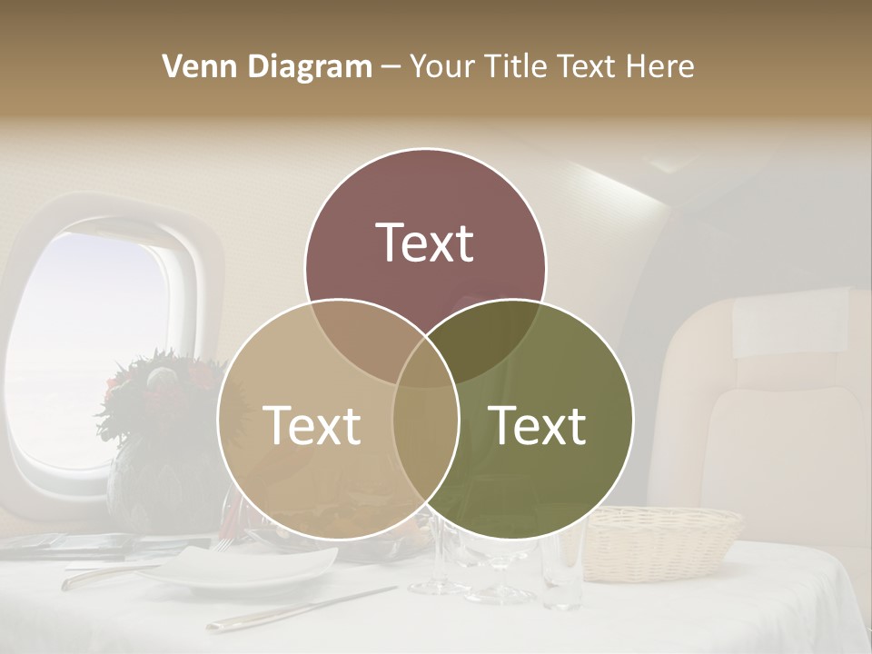 Blue Jet Aviation PowerPoint Template