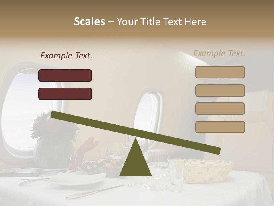 Blue Jet Aviation PowerPoint Template