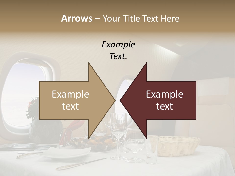 Blue Jet Aviation PowerPoint Template