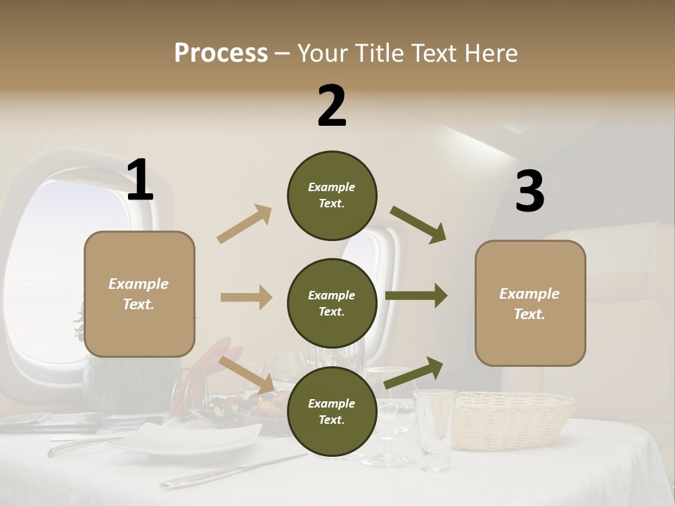 Blue Jet Aviation PowerPoint Template