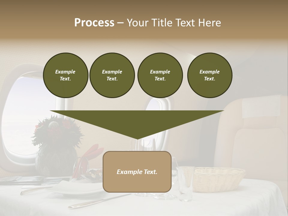 Blue Jet Aviation PowerPoint Template