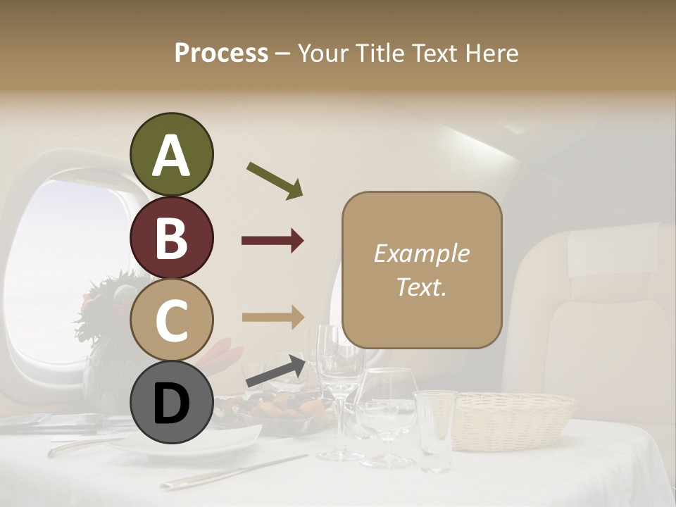 Blue Jet Aviation PowerPoint Template