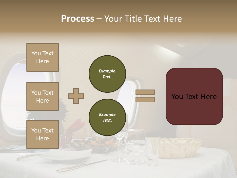 Blue Jet Aviation PowerPoint Template