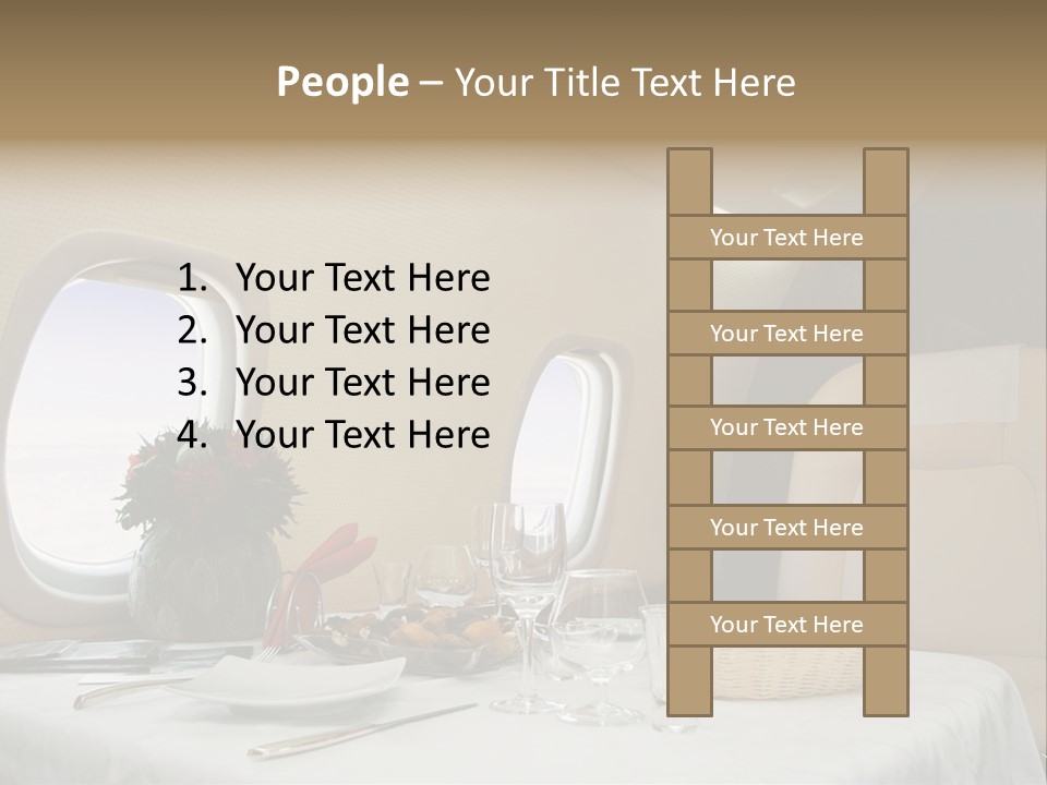 Blue Jet Aviation PowerPoint Template