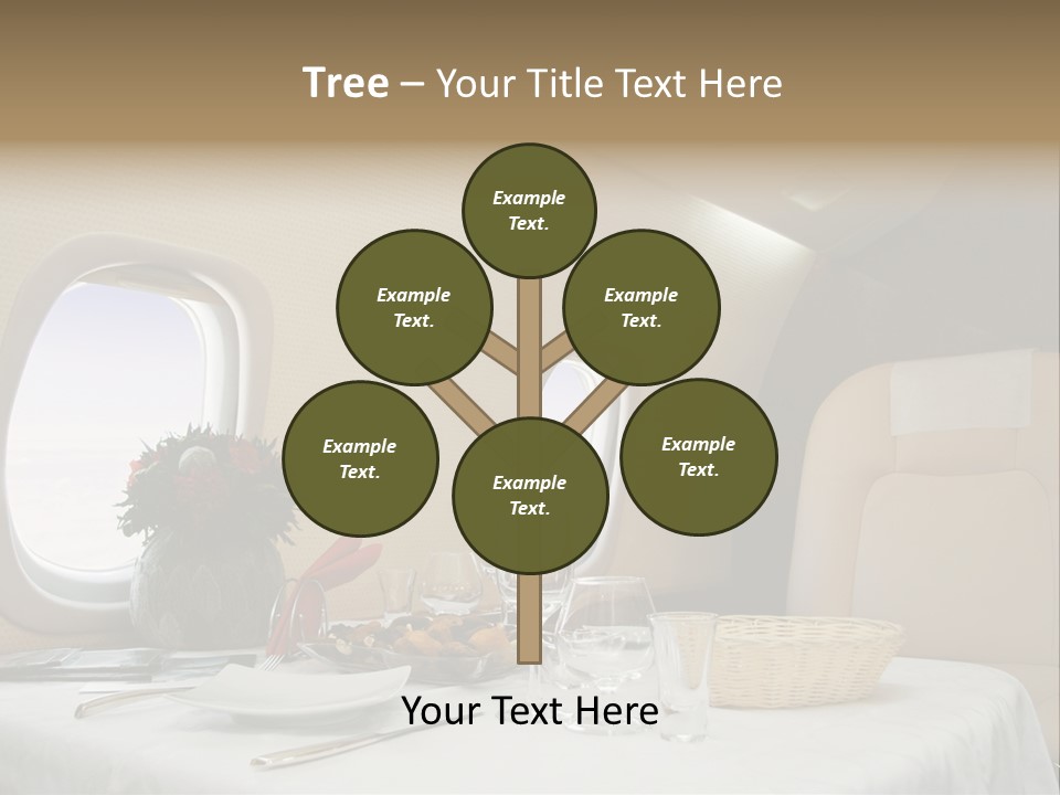 Blue Jet Aviation PowerPoint Template