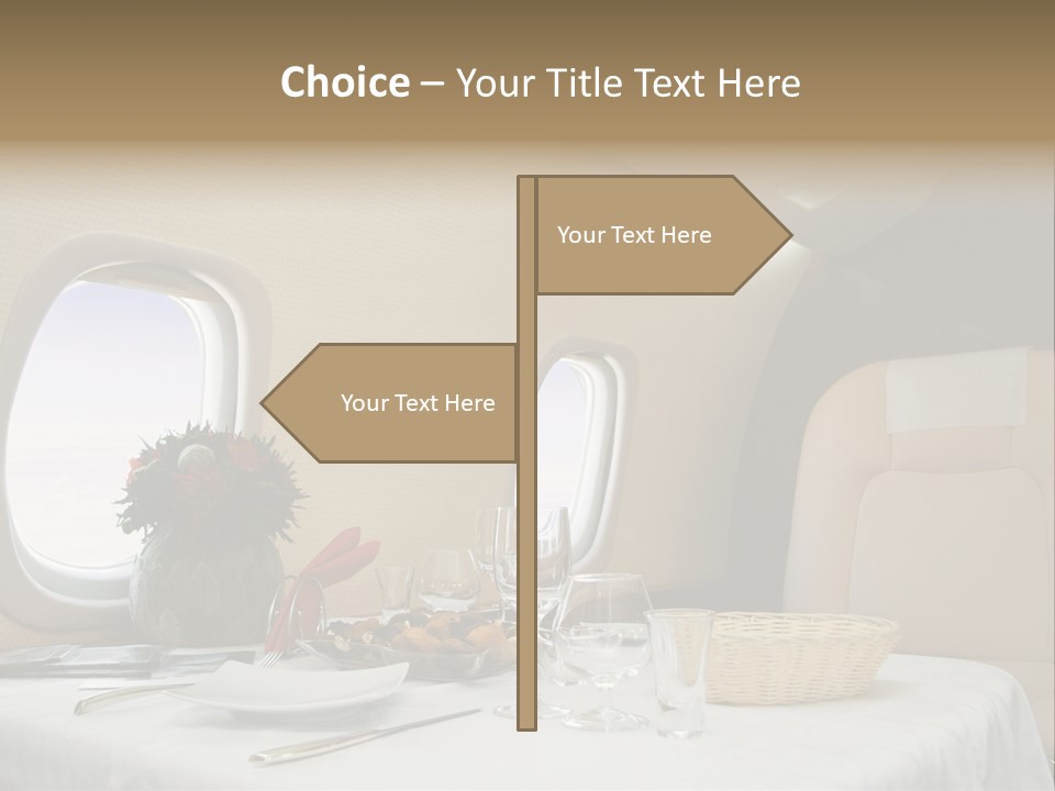 Blue Jet Aviation PowerPoint Template