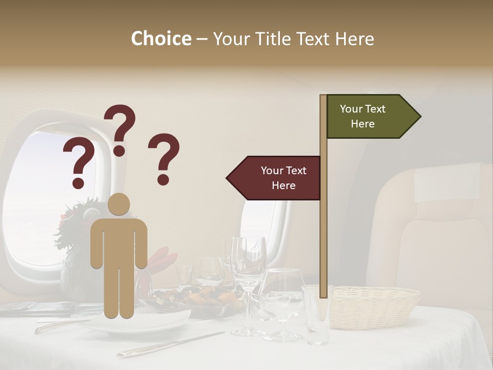 Blue Jet Aviation PowerPoint Template