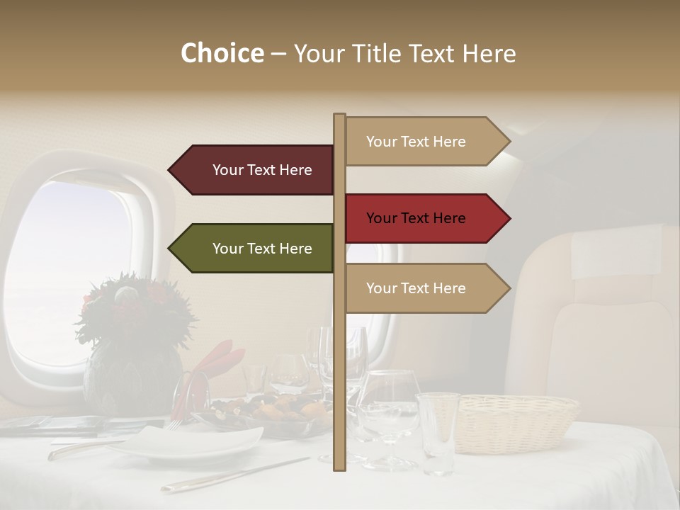 Blue Jet Aviation PowerPoint Template
