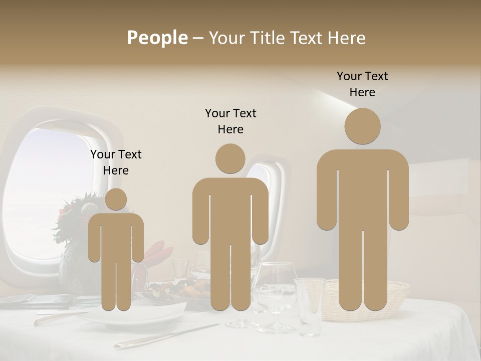 Blue Jet Aviation PowerPoint Template