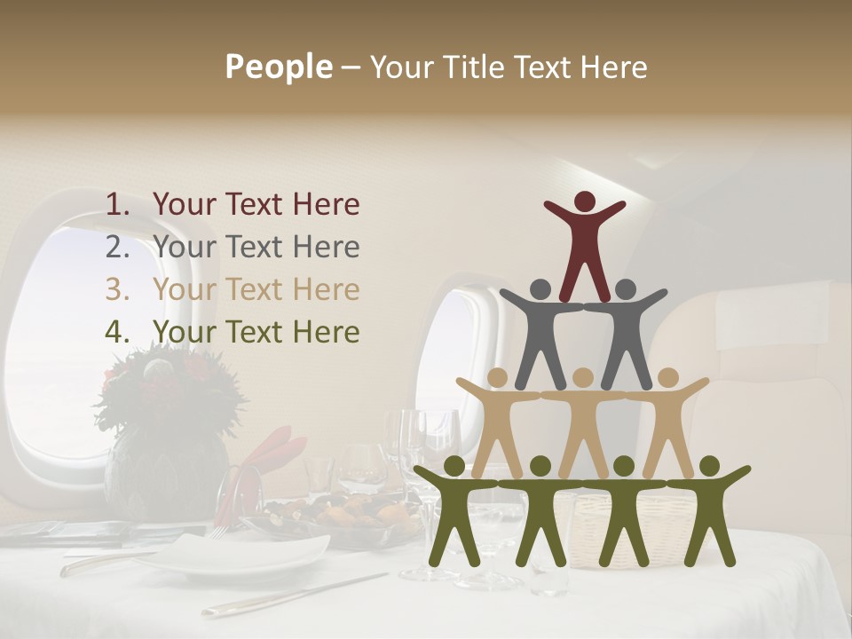 Blue Jet Aviation PowerPoint Template