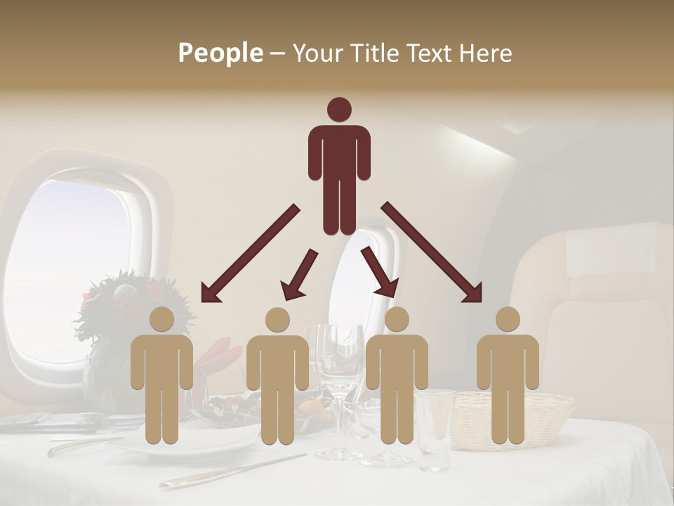 Blue Jet Aviation PowerPoint Template