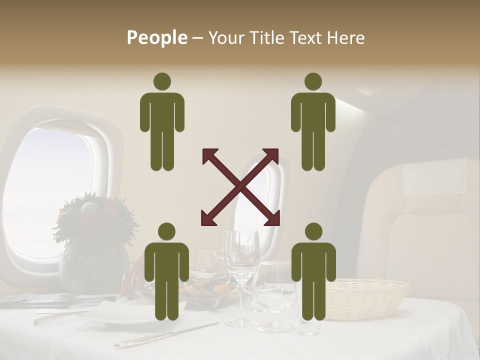 Blue Jet Aviation PowerPoint Template