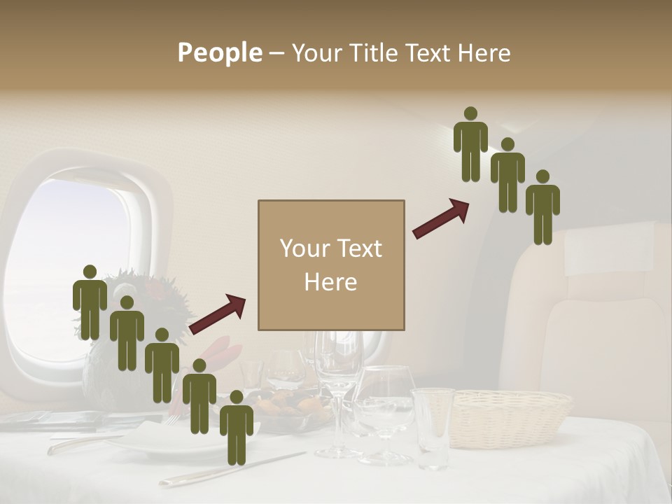 Blue Jet Aviation PowerPoint Template