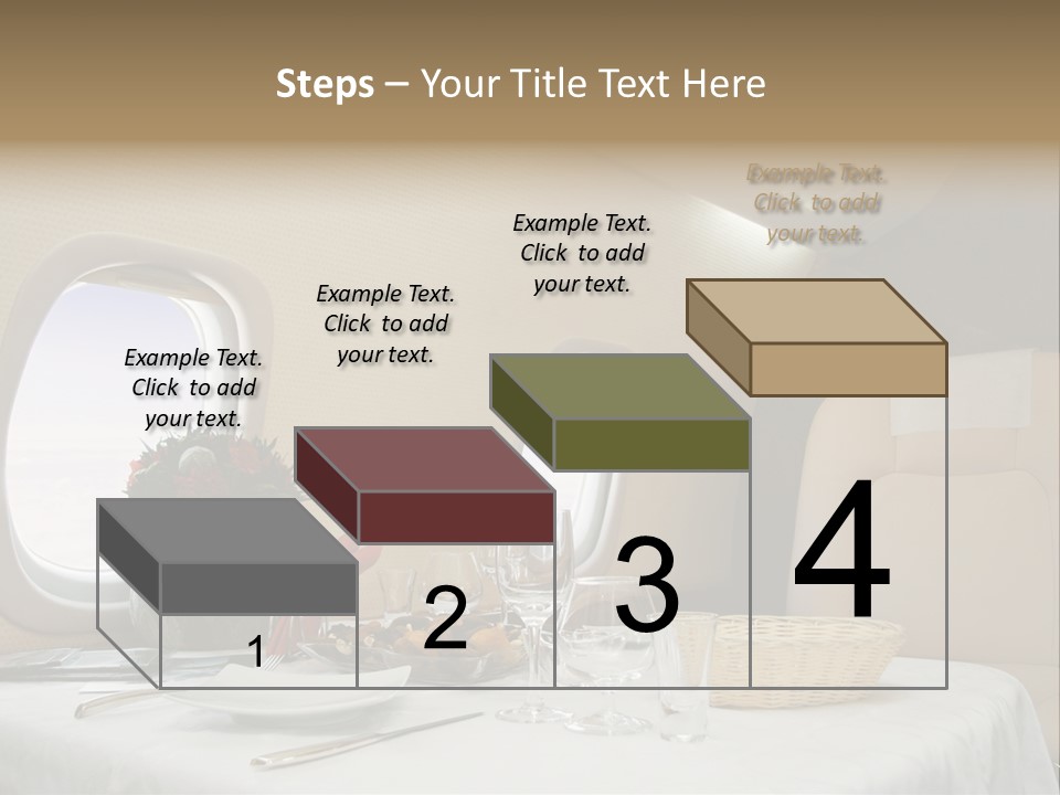 Blue Jet Aviation PowerPoint Template