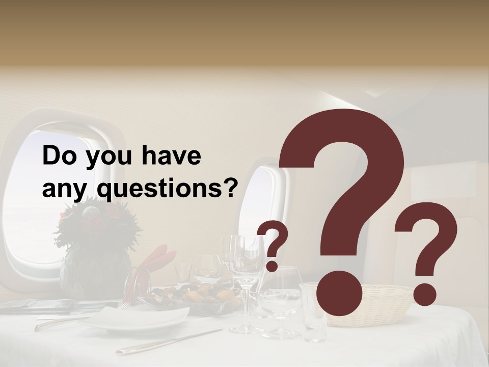 Blue Jet Aviation PowerPoint Template