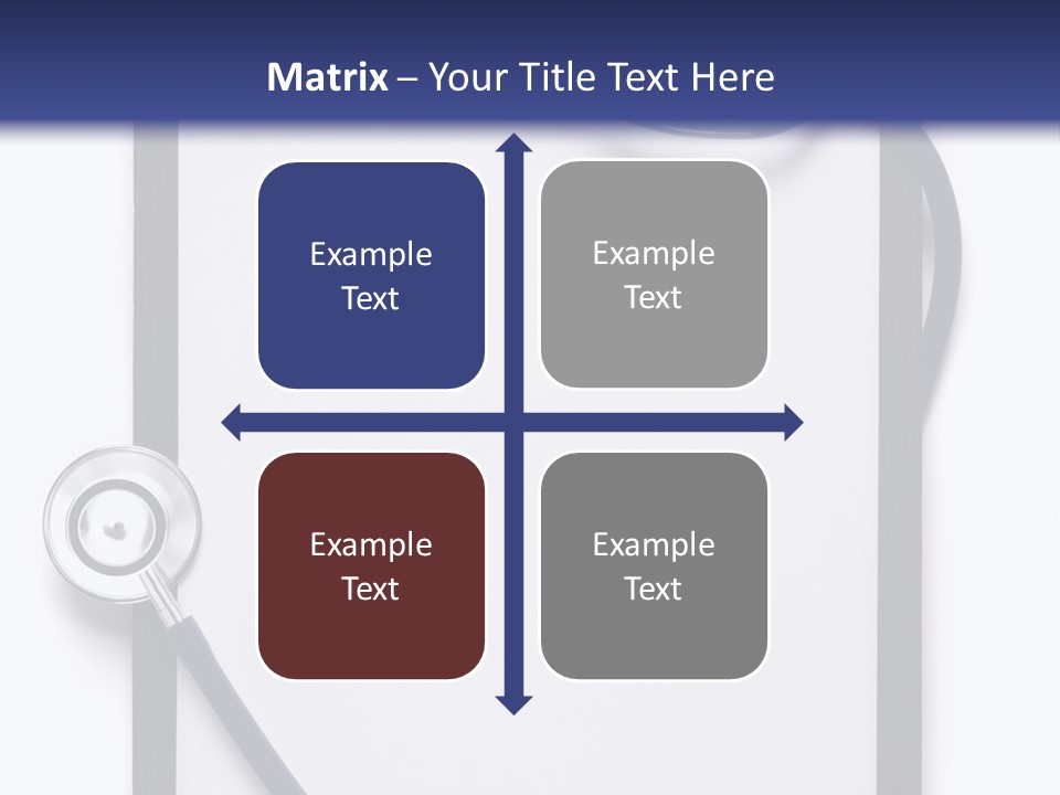 Writing Hospital Space PowerPoint Template