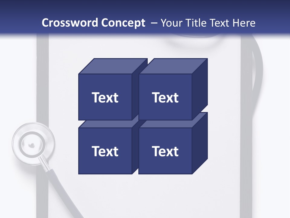 Writing Hospital Space PowerPoint Template