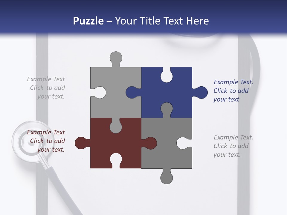 Writing Hospital Space PowerPoint Template