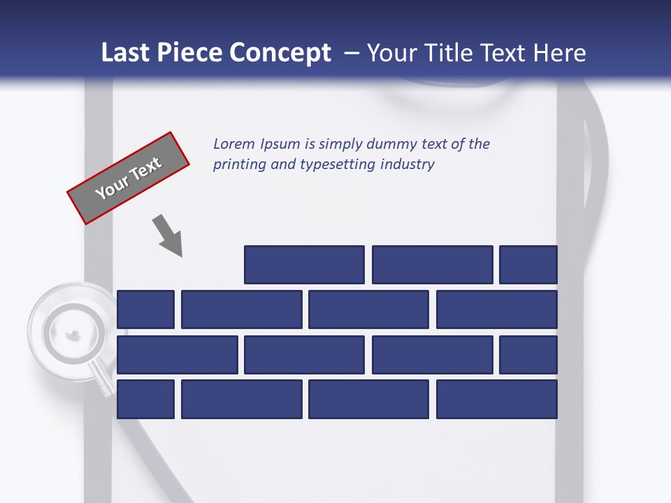 Writing Hospital Space PowerPoint Template