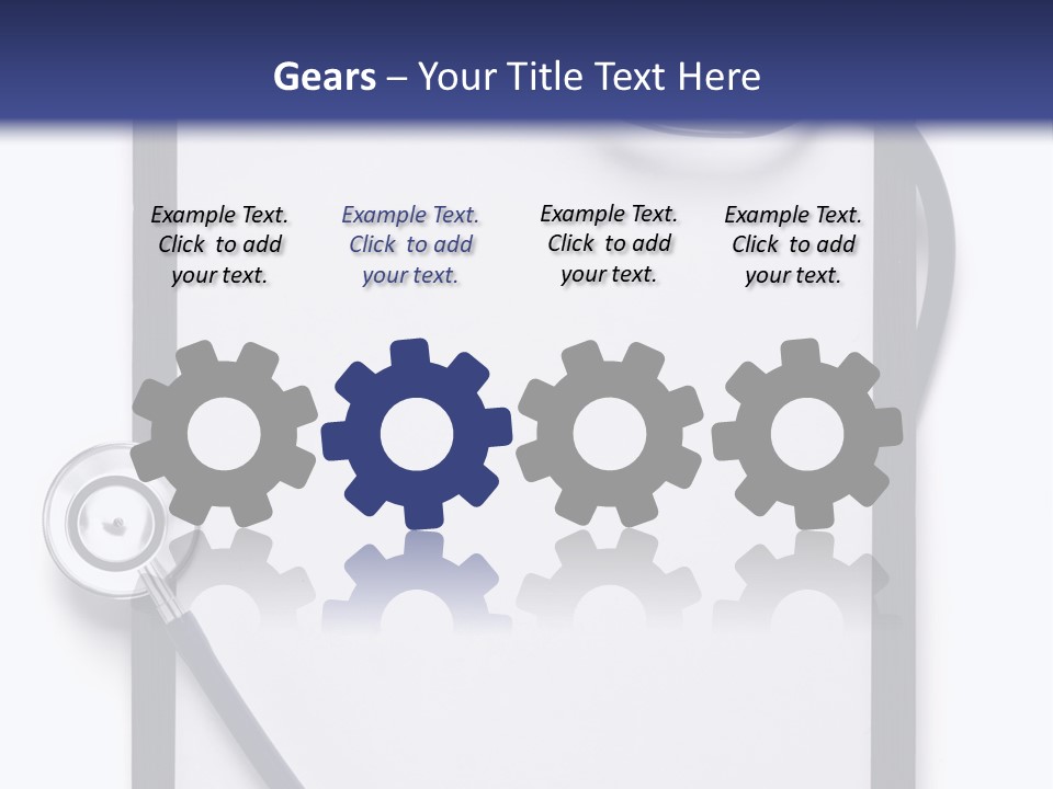 Writing Hospital Space PowerPoint Template