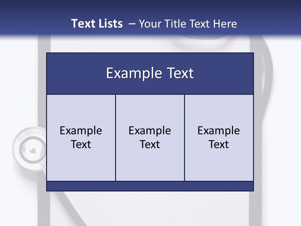 Writing Hospital Space PowerPoint Template
