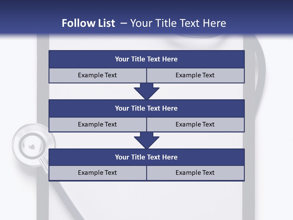 Writing Hospital Space PowerPoint Template