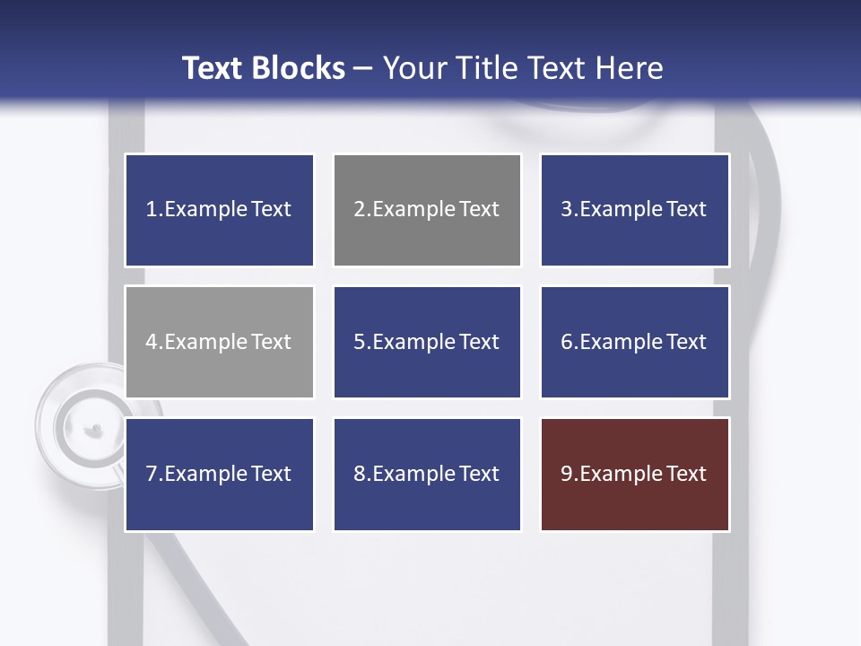 Writing Hospital Space PowerPoint Template