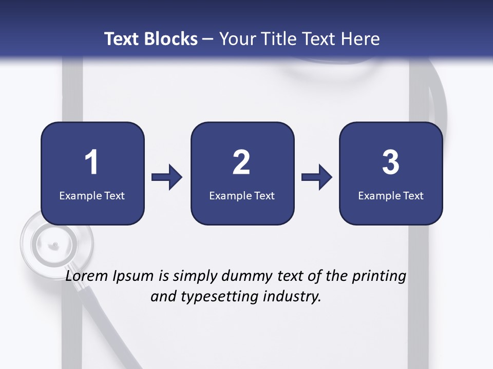 Writing Hospital Space PowerPoint Template
